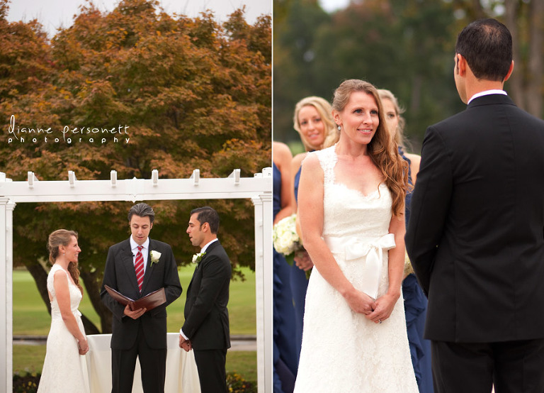 wedding photos at providence country club charlotte