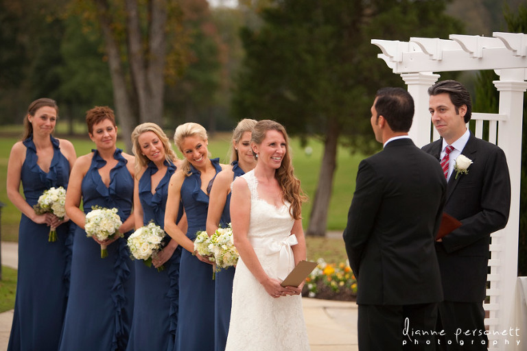 wedding photos at providence country club charlotte