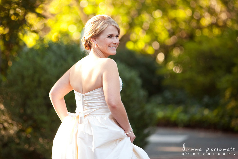 bridal photos at the Duke Mansion Charlotte 