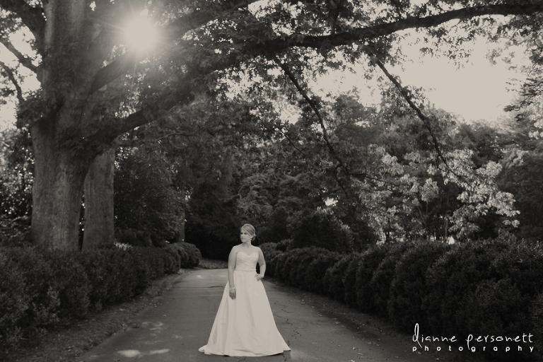 bridal photos at the Duke Mansion Charlotte 