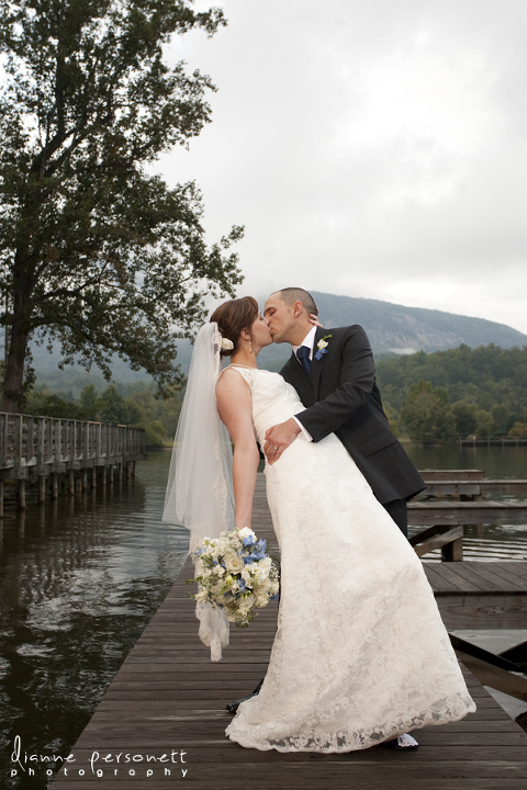 wedding photos at lake lure inn 