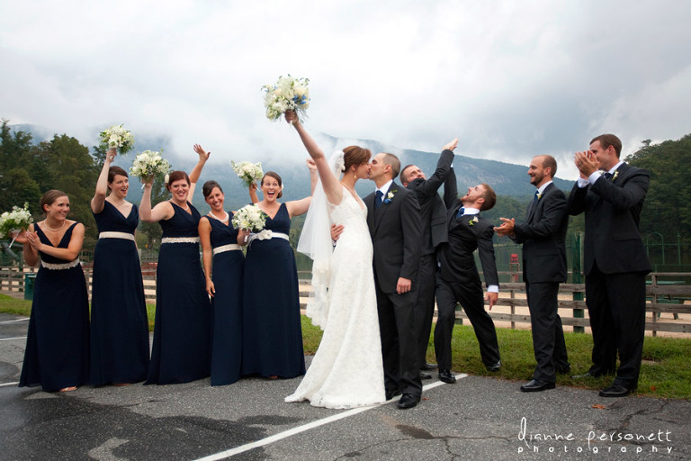 lake lure inn wedding photos