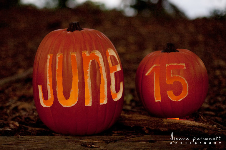 save the date ideas with pumpkins