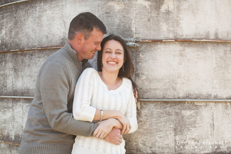 dairy barn engagement photos