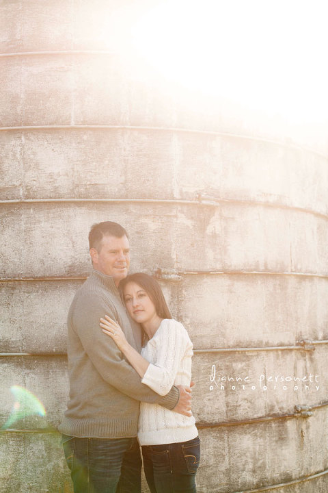 engagement photos at the dairy barn sc