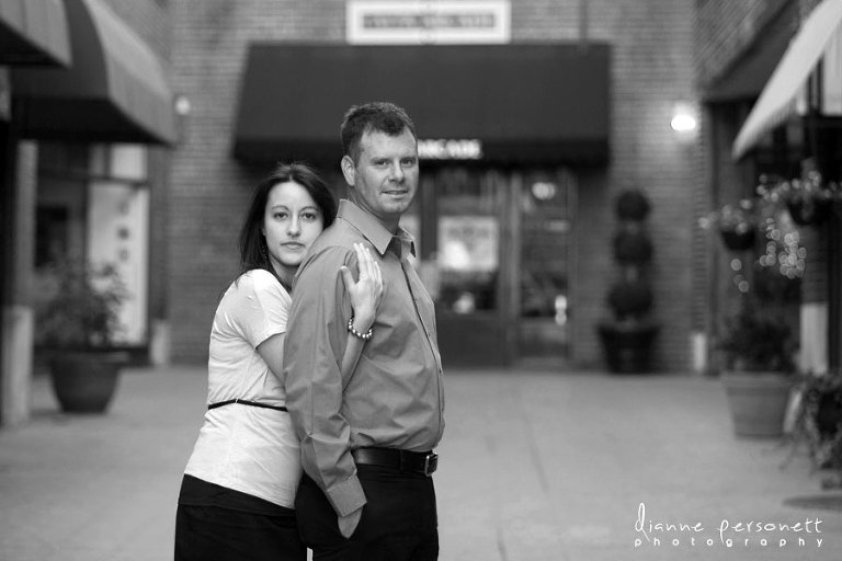 uptown charlotte engagement photos