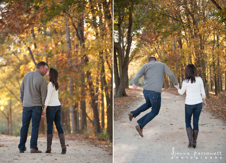 engagement photos at the dairy barn sc