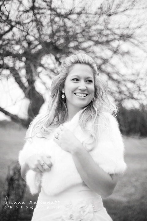 winston-salem NC winter bridal session