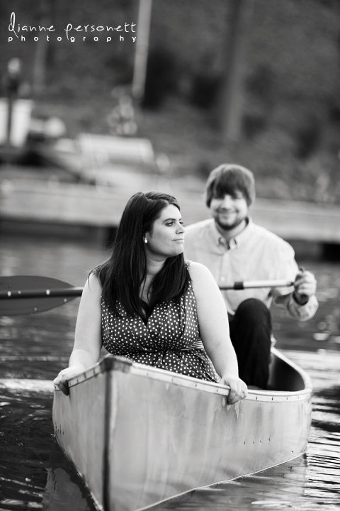 engagement photos at lake wylie nc