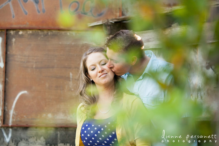 engagement photos at a barn mooresville nc