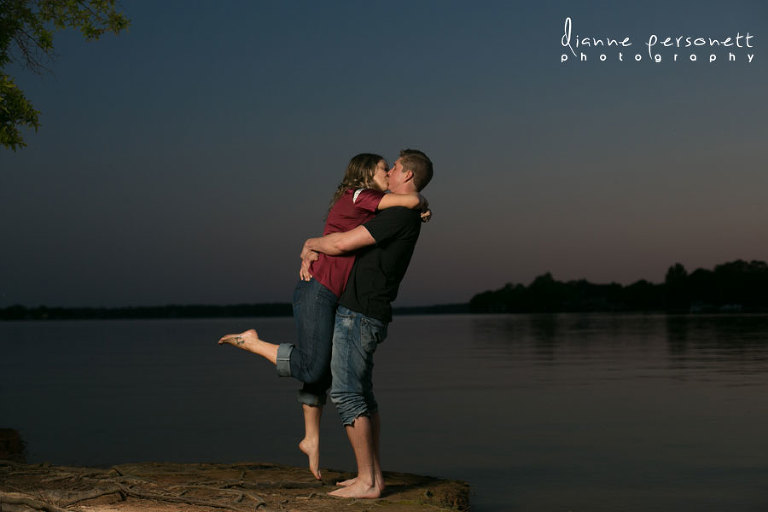 jetton park mooresville engagement photos