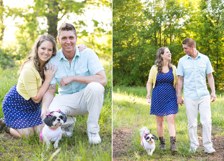engagement photos at a barn mooresville nc