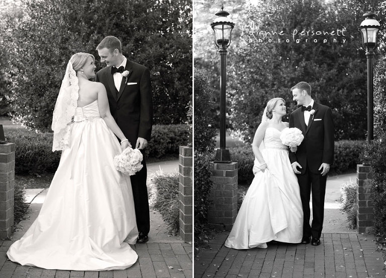 wedding photographer at carmel country club charlotte nc