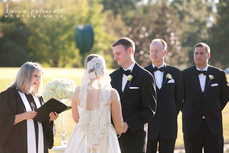 wedding photos at carmel country club charlotte nc