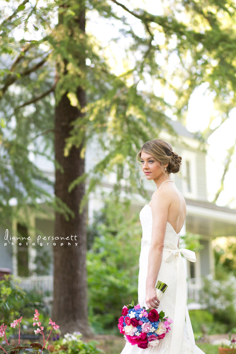 bridal photos at the Ivy Place