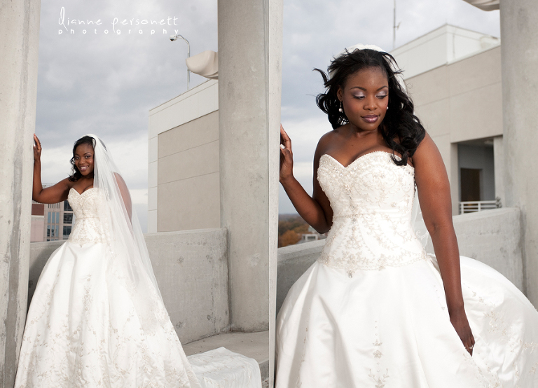 bridal session uptown charlotte nc