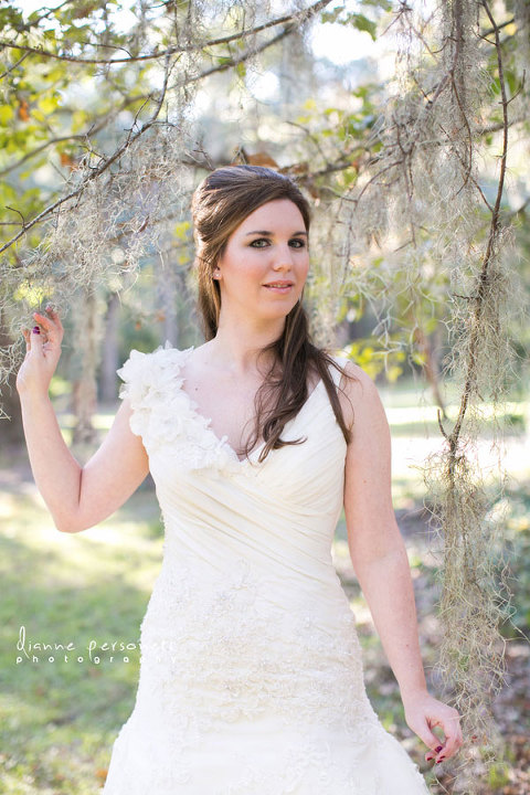 bridal photos at old sheldon church ruins