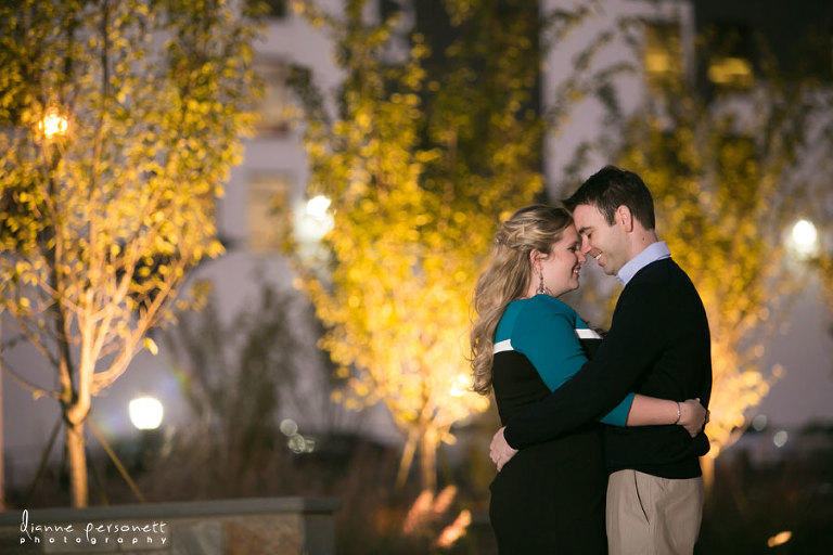 charlotte uptown engagement photos