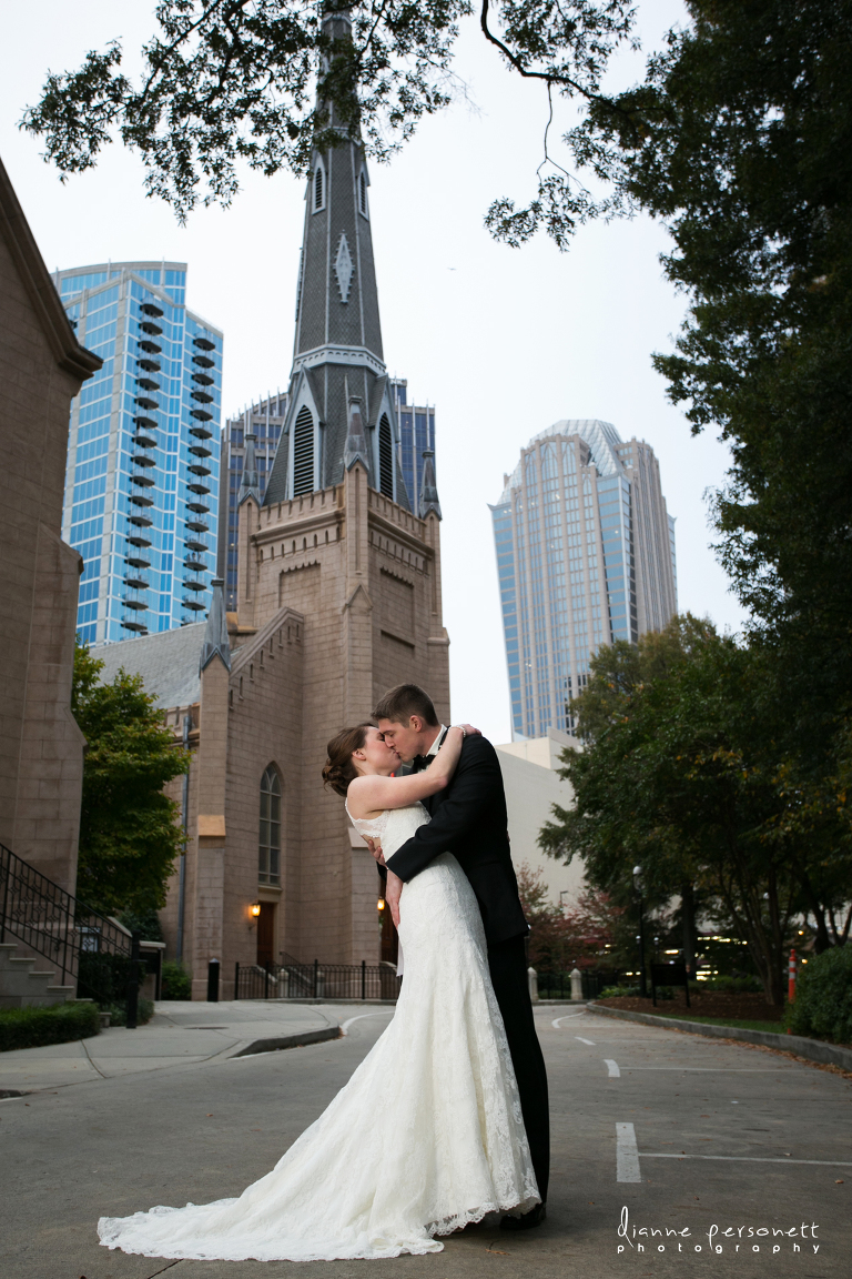 first presbyterian church uptown wedding photos charlotte