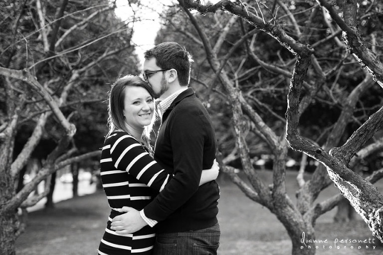 charlotte uptown engagement portraits