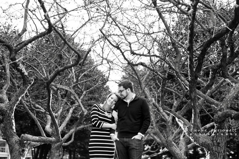 charlotte uptown engagement portraits