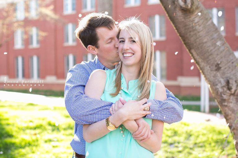 charlotte engagement photos queens college