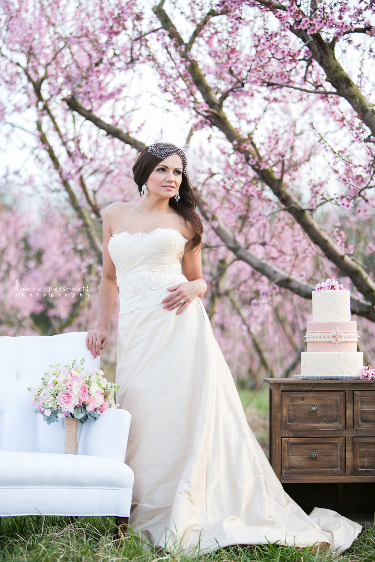 spring inspiration bridal shoot