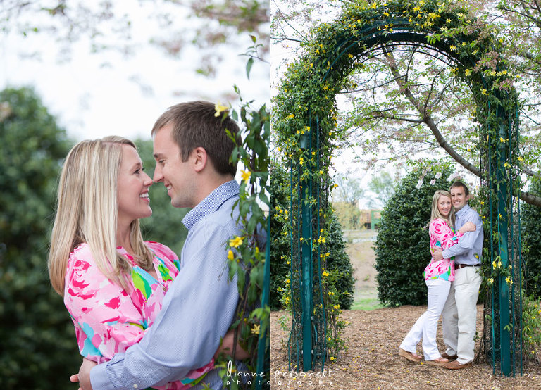 uptown charlotte engagement session