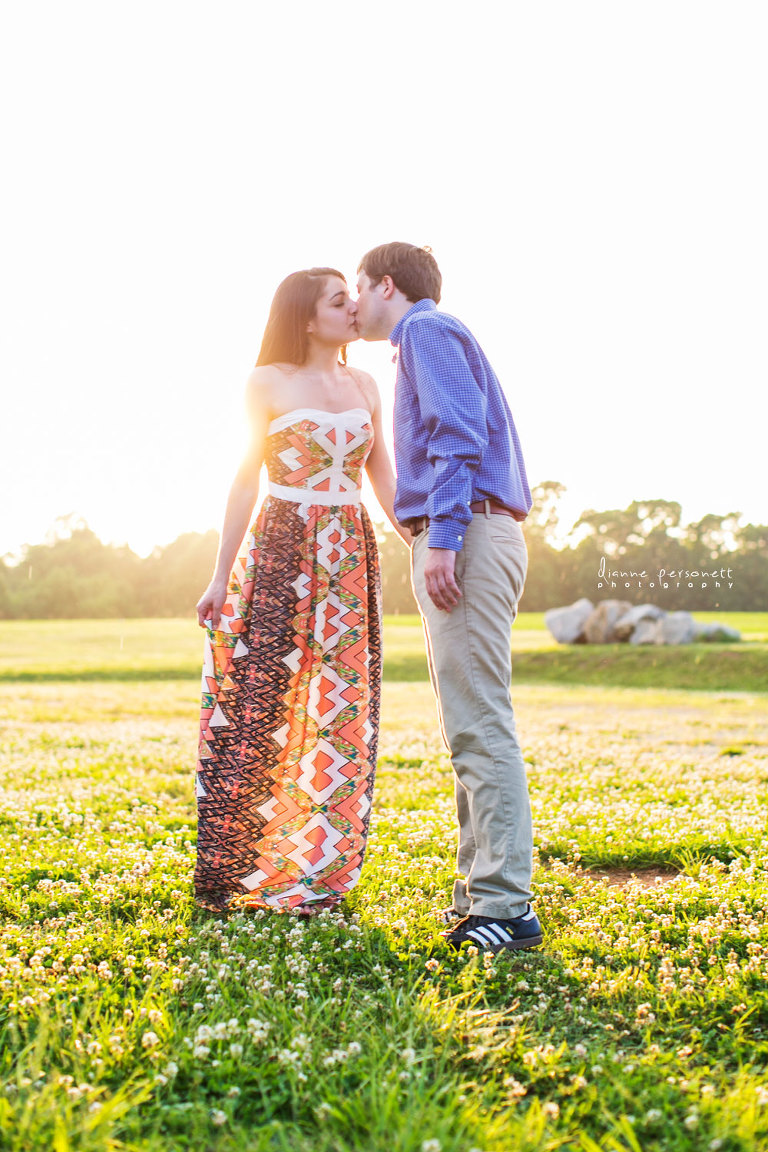 engagement photos at carrigan farms mooresville nc