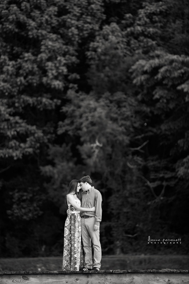 engagement photos at carrigan farms mooresville nc