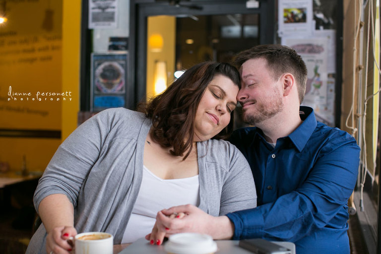 greensboro downtown engagement photos
