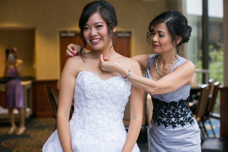 omni hotel charlotte wedding reception photos