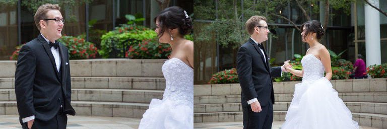 omni hotel charlotte wedding reception photos