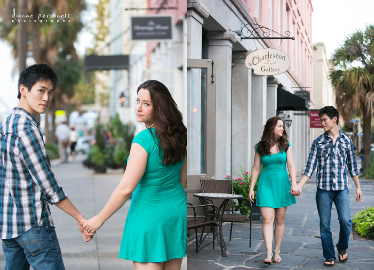 charleston engagement photos