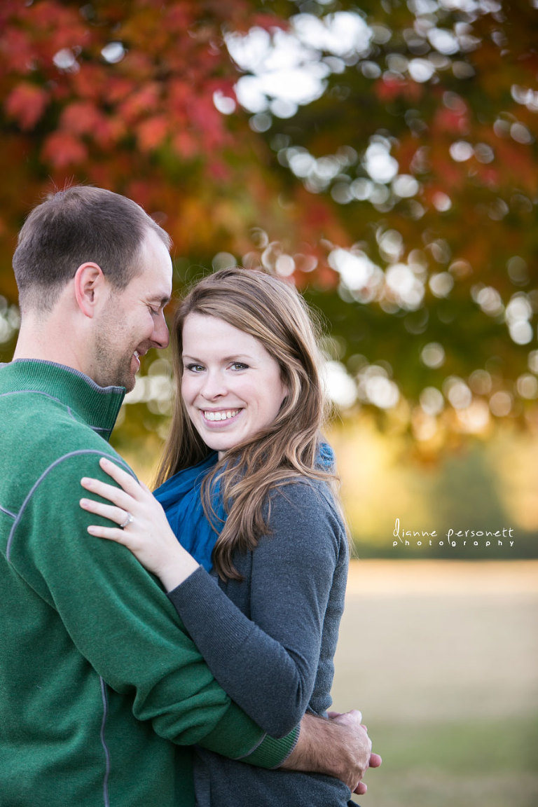 the peach stand engagement photos