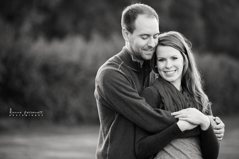the peach stand engagement photos
