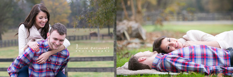 morning glory farms engagement photos