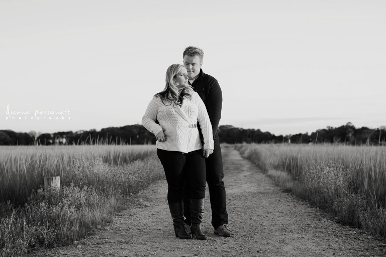botany bay beach engagement photos