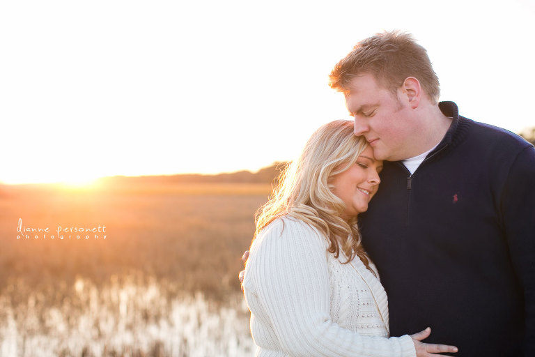 botany bay plantation sc engagement photos