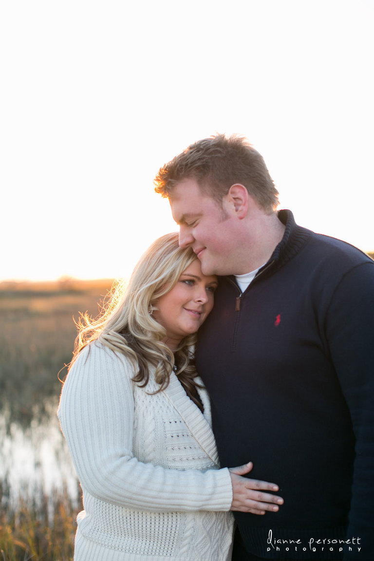 botany bay beach engagement photos