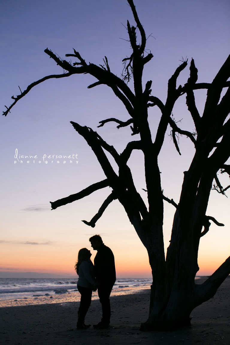 botany bay beach engagement photos