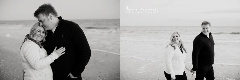 botany bay beach engagement photos