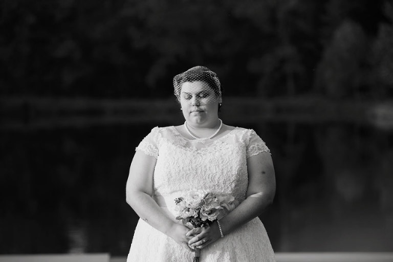 bridal portraits at the arbors