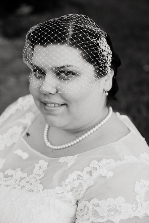 bridal portraits at the arbors