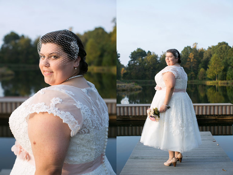 bridal portraits at the arbors