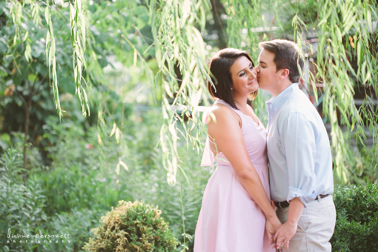 mcgill rose garden engagement photos