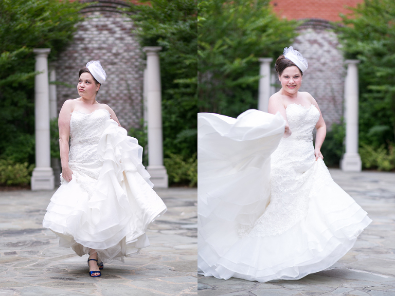 revolution mills greensboro bridal session