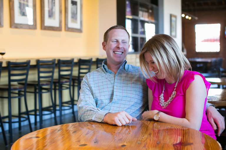 charlotte uptown engagement photos