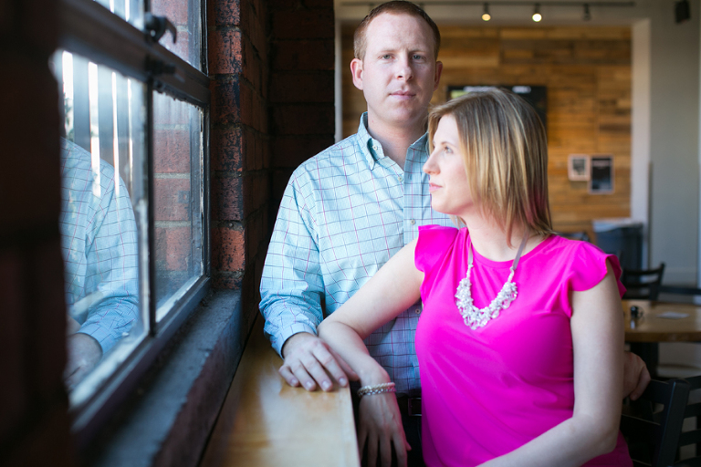 charlotte uptown engagement photos