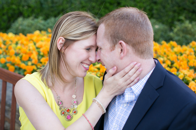 charlotte uptown engagement photos